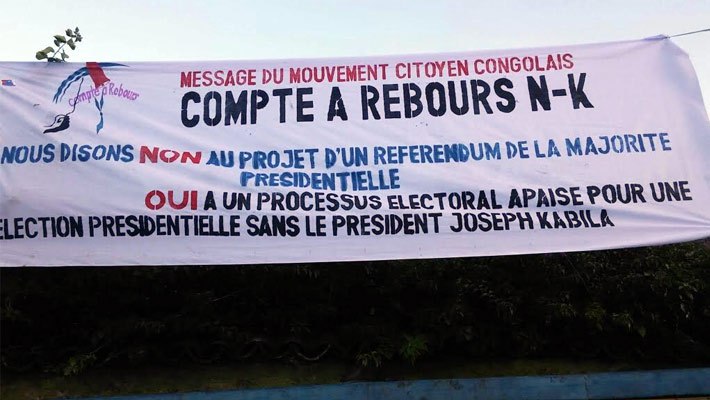 « Non au projet de référendum de la Majorité présidentielle », dit le mouvement citoyen Compte à rebours