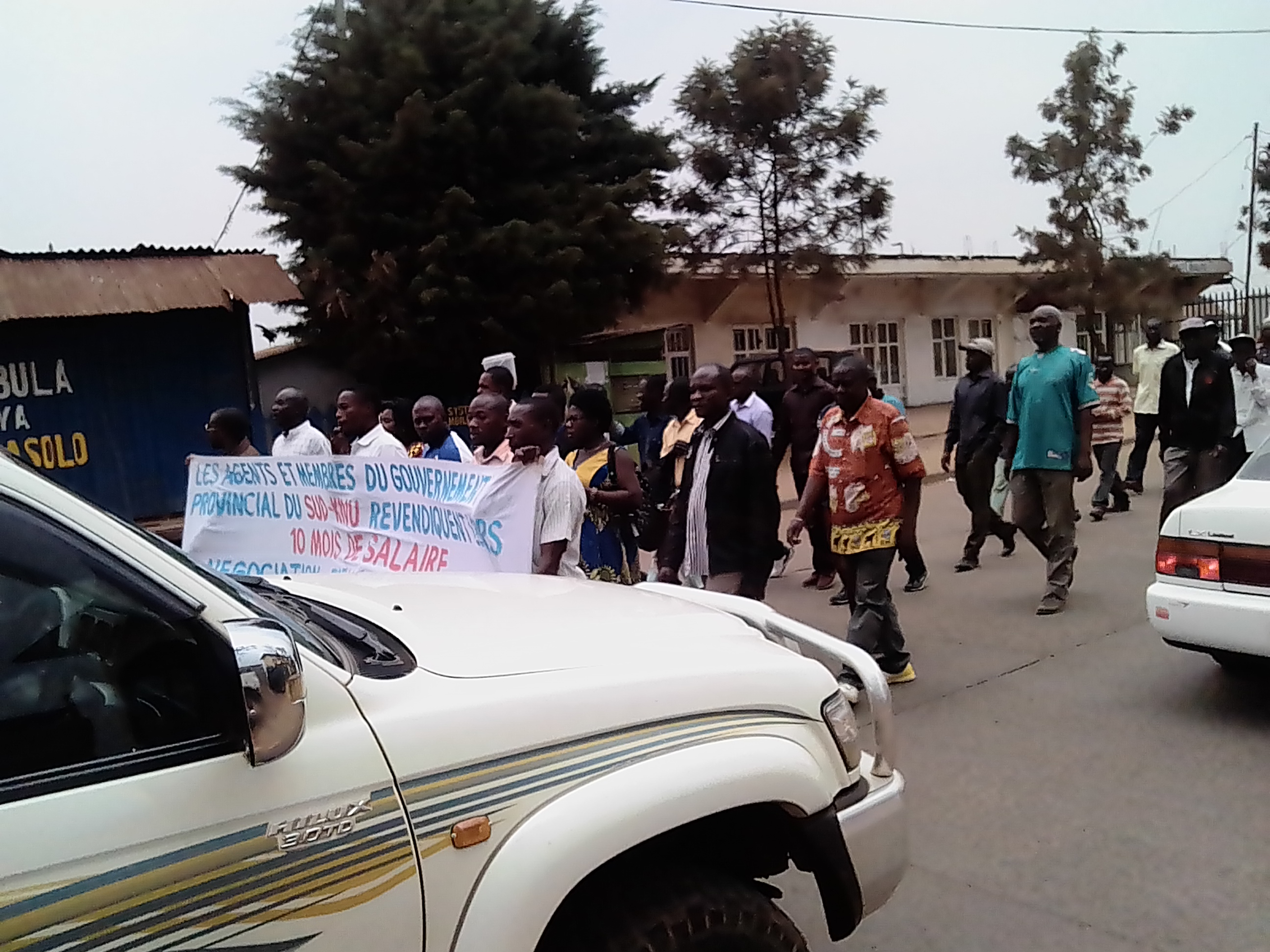 Sud -Kivu : Les agents en grève  exigent l’implication du Chef de l’Etat