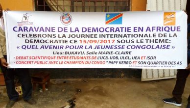 Journée internationale de la démocratie : La ville de Bukavu abrite le lancement