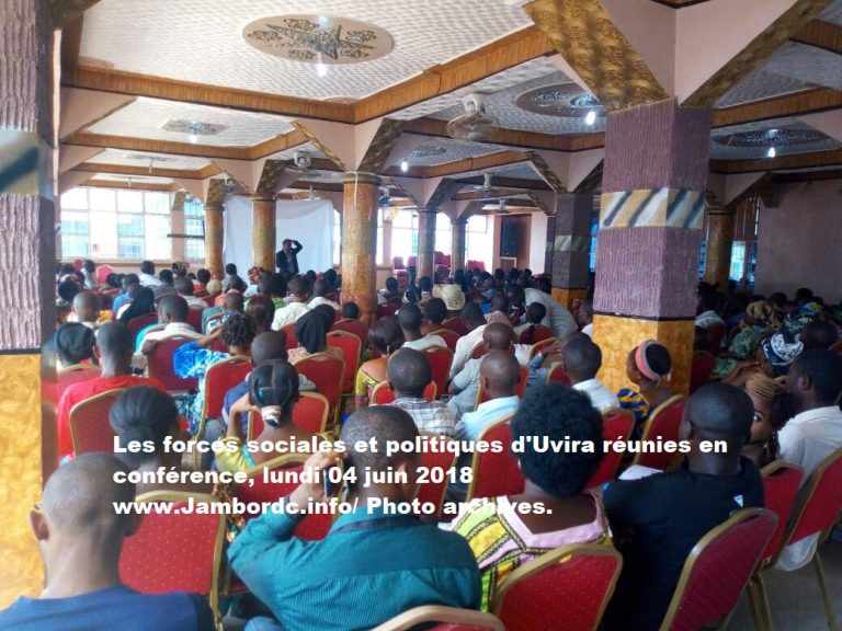 Uvira sociv en conférence