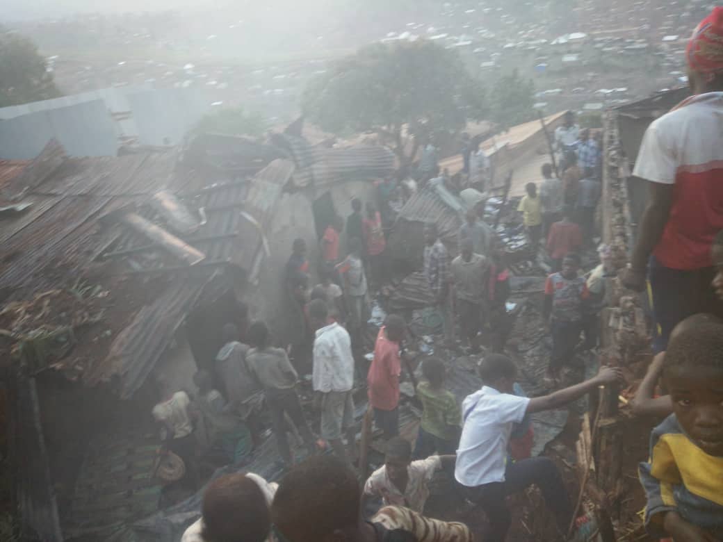 Bukavu: Le court-circuit électrique à la base d’un incendie des maisons sur l’avenue wesha(sociv)