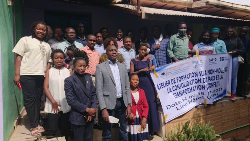 Sud-Kivu/projet Tufaulu Pamoja: Laprunelle Asbl forme 30 jeunes leaders sur la non-violence et la consolidation de la paix