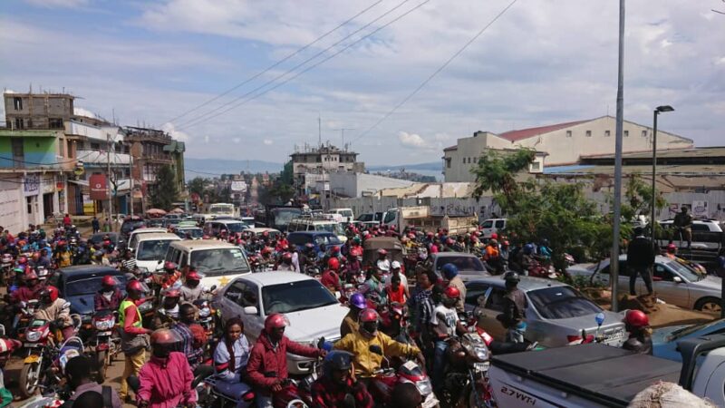 Bukavu: Les embouteillages sur plusieurs axes routiers font craquer les nerfs