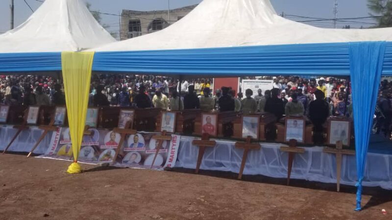 Goma/Marche anti-Monusco : Les victimes inhumées avec honneur