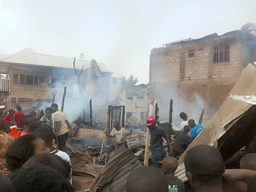 Bukavu : Un nouvel incendie ravage 5 maisons sur Avenue Pesage 2