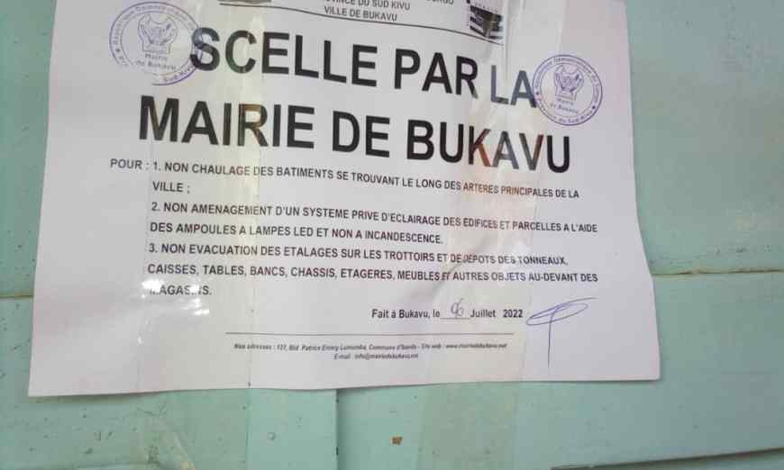Bukavu : La société civile exige l’annulation immédiate du processus de scellage des maisons non éclairées