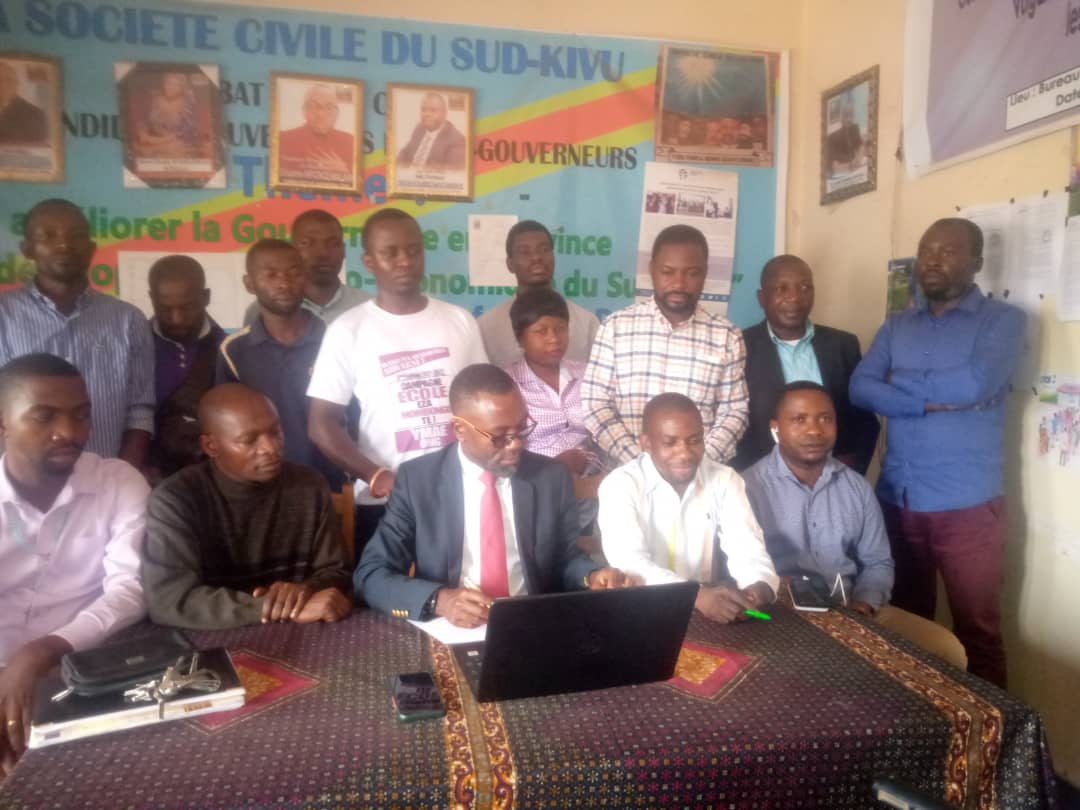 Sud-Kivu: La société civile exige la publication du rapport de l’IGF et sollicite l’implication personnel du chef de l’Etat dans cette affaire