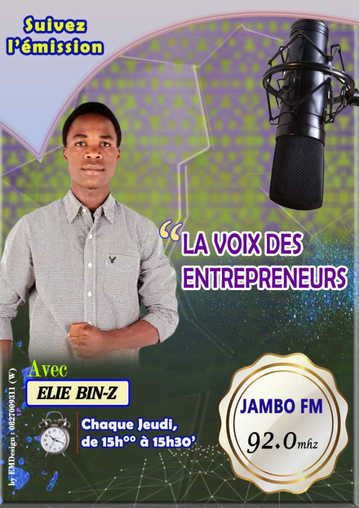 Bukavu : « la voix des entrepreneurs », une émission radio pour booster l’entrepreneuriat chez les jeunes